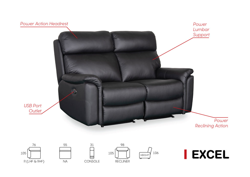 EXCEL 3 SEATER POWERED image 1