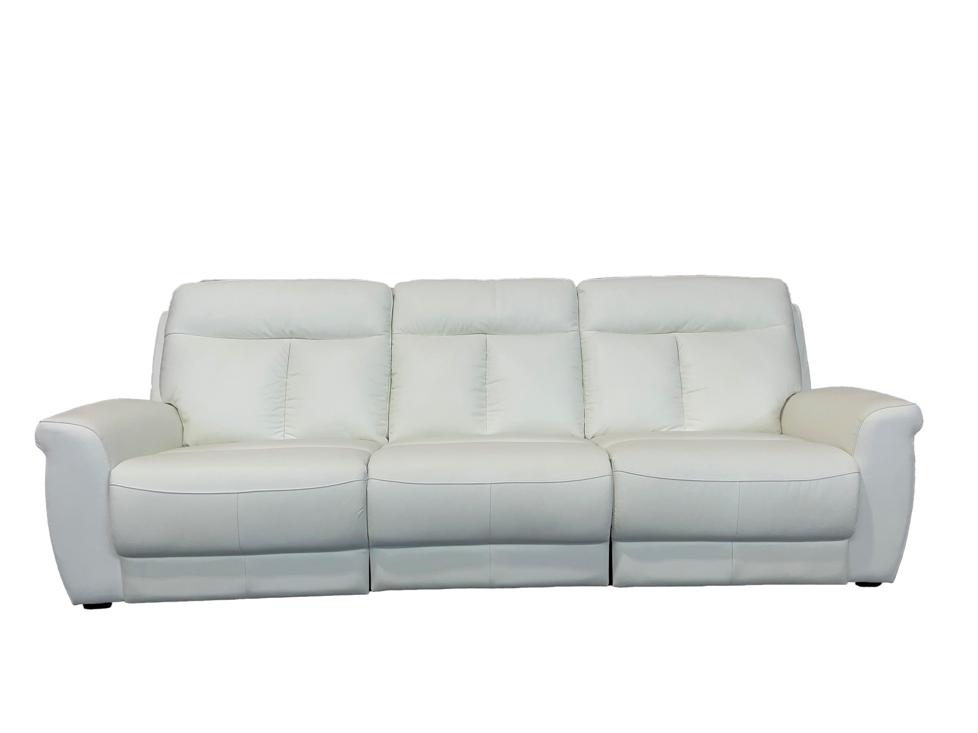 ASTON 3.5 SEATER LEATHER POWERED RECLINING SOFA image 0