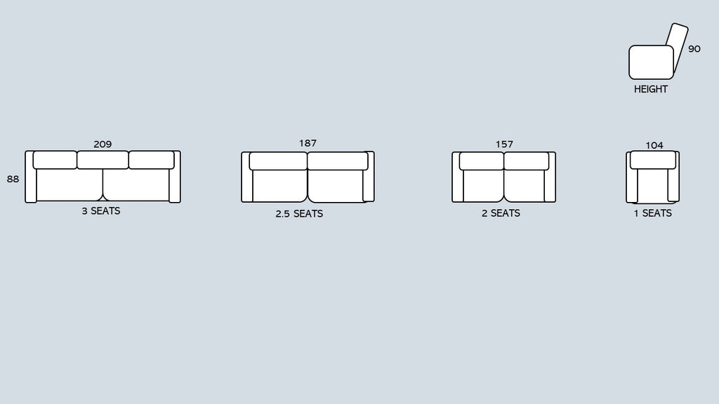 BARCELONA 3 SEATER + 2.5 SEATER image 6
