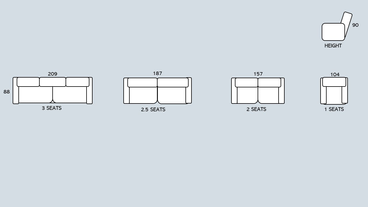 BARCELONA 3 SEATER + 2.5 SEATER image 6