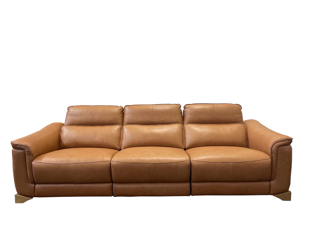 ROMA 3.5 LEATHER POWERED RECLINING SOFA image 1