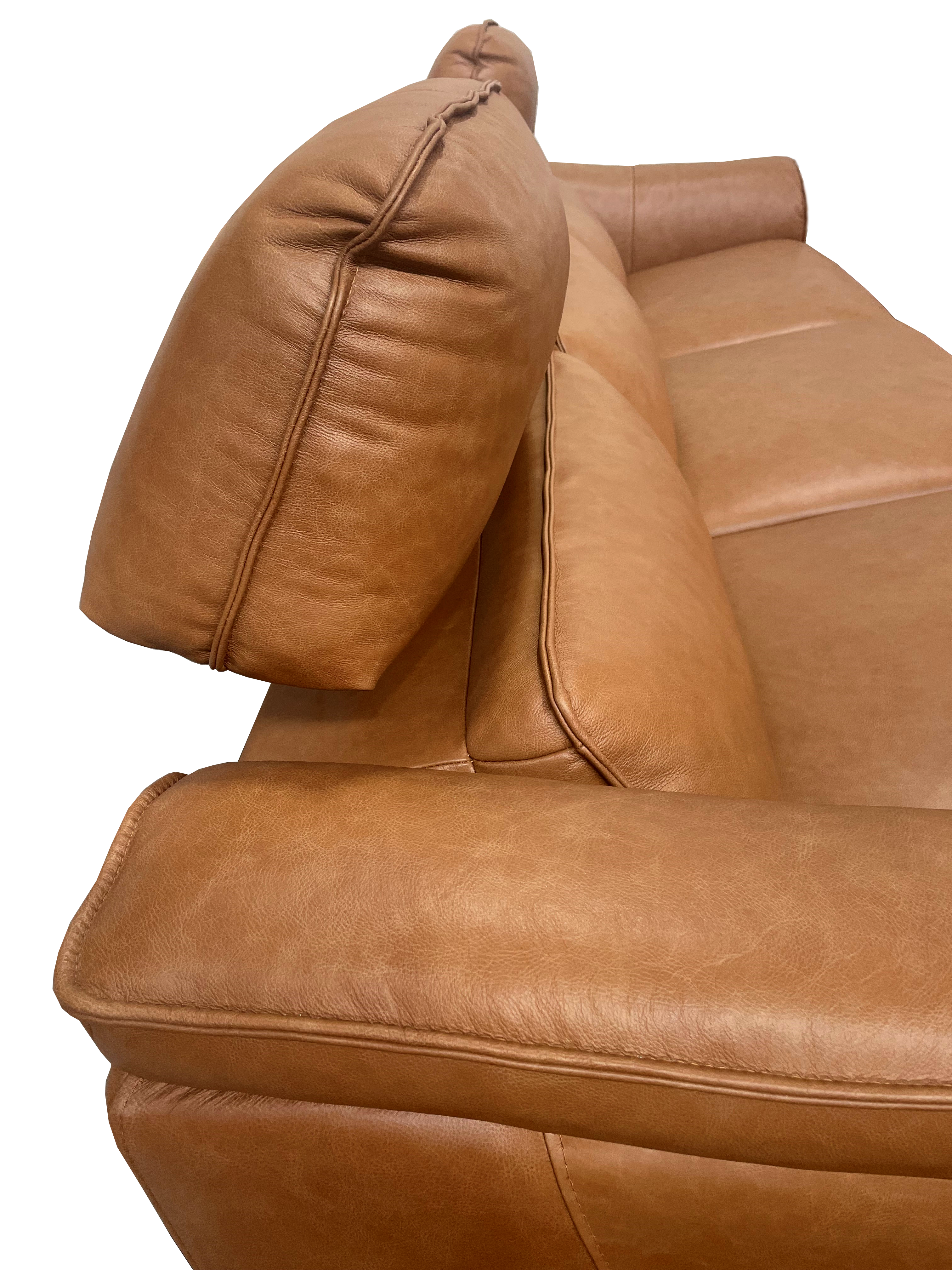 ROMA 3.5 LEATHER POWERED RECLINING SOFA image 3