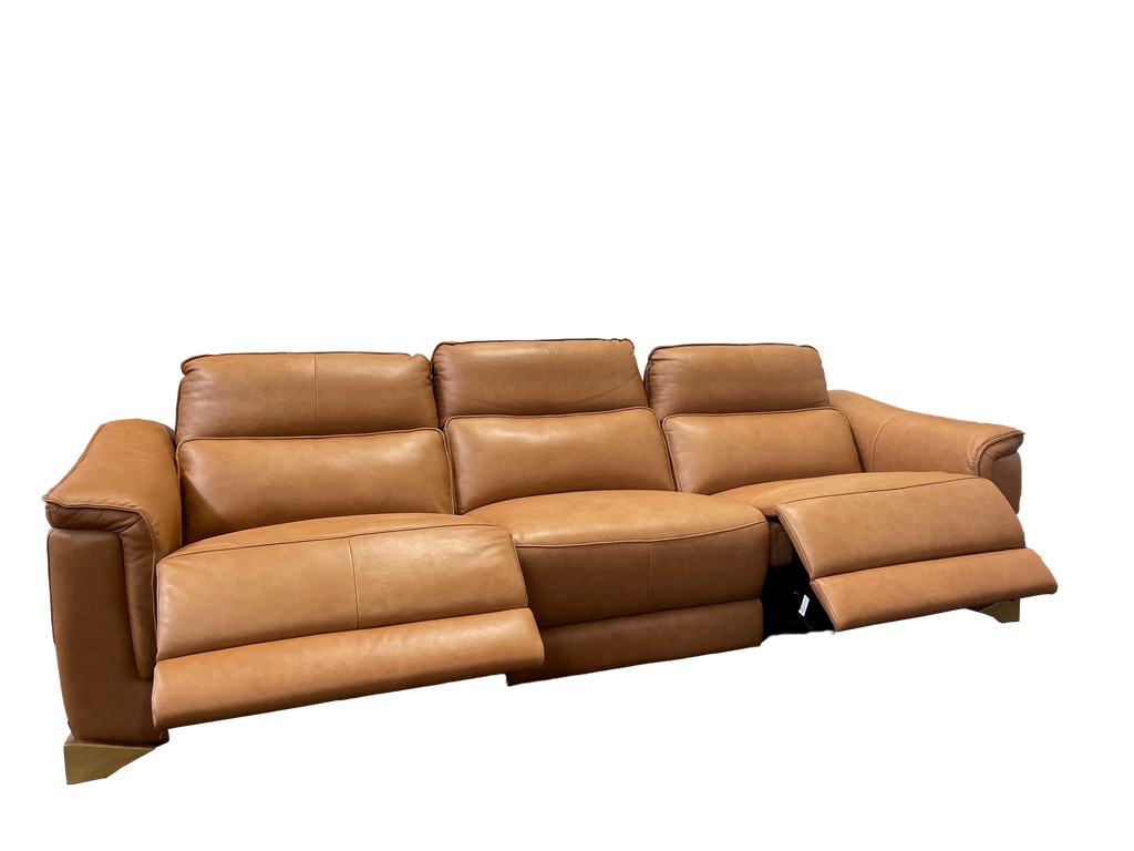 ROMA 3.5 LEATHER POWERED RECLINING SOFA image 2