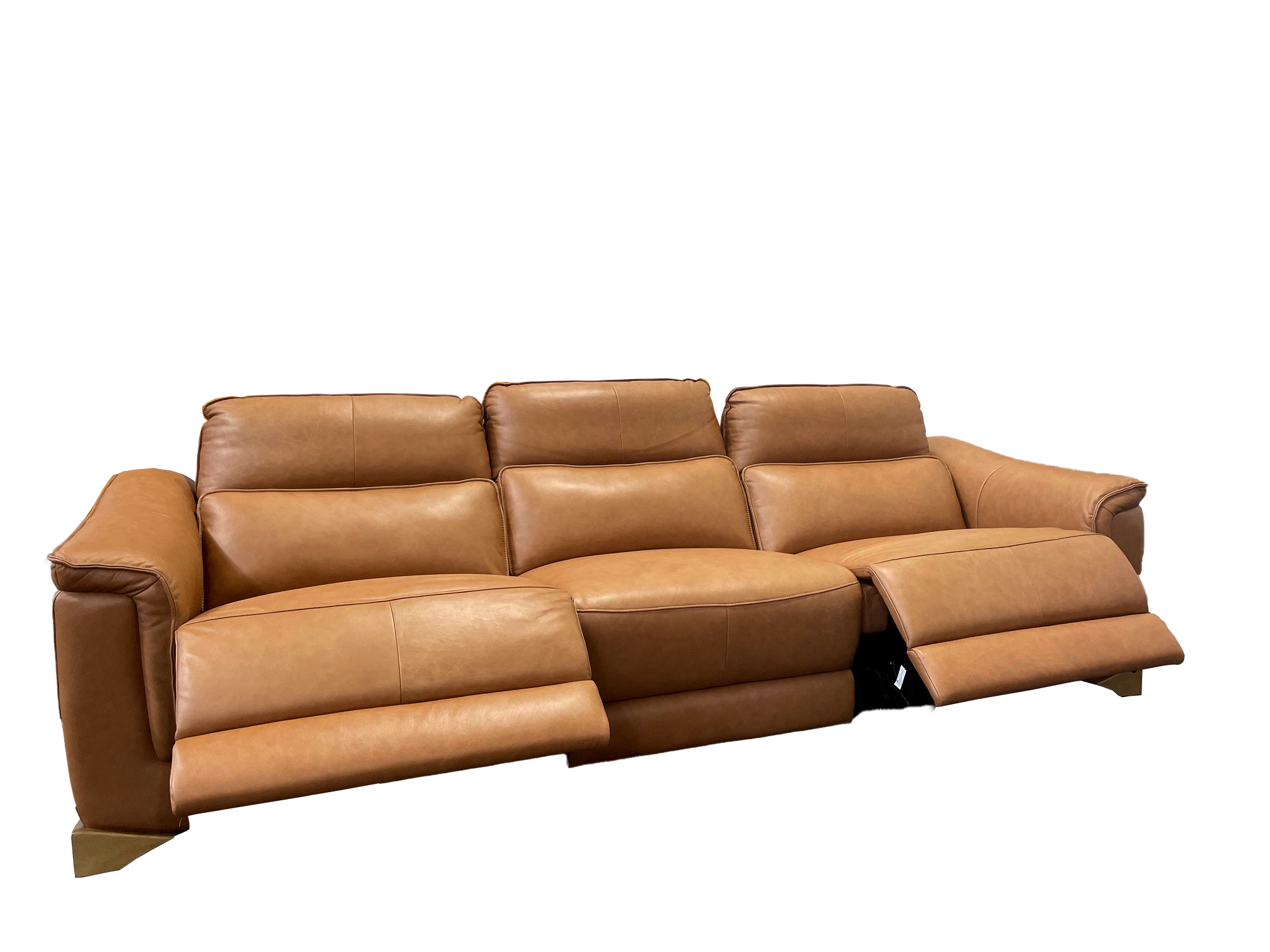 ROMA 3.5 LEATHER POWERED RECLINING SOFA image 2